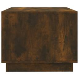 Berkfield Home Modern Coffee Table Smoked Oak 102.5x55x44 cm Engineered Wood in Brown - thumbnail 6