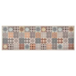 Berkfield Home Kitchen Carpet Washable Mosaic Colour 45x150 cm - thumbnail 1