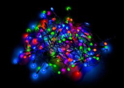 Shatchi 1500 LEDs Multicolour Compact LEDs Green Cable Christmas Home Decorations