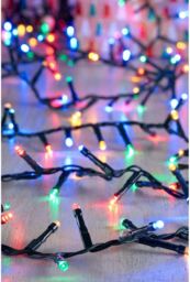 Shatchi 1500 LEDs Multicolour Compact LEDs Green Cable Christmas Home Decorations - thumbnail 4