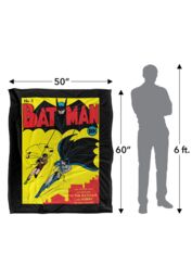 Batman First Officially Licensed Silky Touch Super Soft Throw Blanket 152x127 cm in White - thumbnail 5