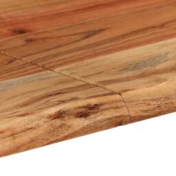 Berkfield Home Dining Table 154x80x76 cm Solid Acacia Wood in Brown - Size: 154 x 80 x 76 cm - thumbnail 8