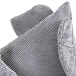 icon Kids Bean Bag Fun Animal Print Lounger & Cushion Bundle in Corduroy in Grey - Size: Medium - thumbnail 6