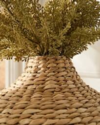 Dibor Traditional Pot Bellied Home Decor Flower Vase in Natural - Size: Medium - thumbnail 4