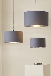 ValueLights Reni Natural with Metallic Gold Inner Pendant Ceiling Lamp Shade & LED Bulb - Size: 6 inches - thumbnail 8