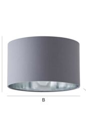 ValueLights Reni Natural with Metallic Gold Inner Pendant Ceiling Lamp Shade & LED Bulb - Size: 6 inches - thumbnail 7