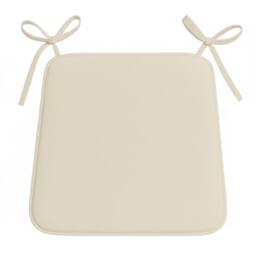 Snug City Foam Seat Pad with Ties Chair Cushion for Dining, Kitchen Seating in Beige - thumbnail 2