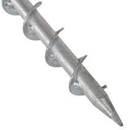 Berkfield Home Parasol Stand 55 cm Galvanised Steel in Silver - thumbnail 5
