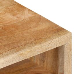 Berkfield Home TV Cabinet 110x30x40 cm Solid Mango Wood in Beige - Size: 110 x 30 x 40 cm - thumbnail 6