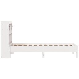 Berkfield Home Bookcase Bed without Mattress White 90x200 cm Solid Wood Pine - thumbnail 5