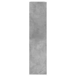 Berkfield Home Shoe Cabinet Concrete Grey 80x21x87.5 cm Engineered Wood - thumbnail 6