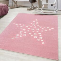 Bravich LTD Kids Stars Rug - Bambi in Pink - Size: 160 cm x 230 cm