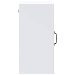 Berkfield Home Kitchen Wall Cabinet with Glass Door Kalmar White Engineered Wood - thumbnail 8
