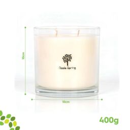 Nicola Spring 3x 400g Soy Wax Scented Candles - Sage Retreat Aromatherapy Jar Candle in Clear - thumbnail 9