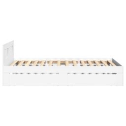 Berkfield Home Bed Frame with Headboard without Mattress White 100x200 cm - thumbnail 6
