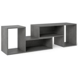 Havendro Grey 2Pcs Modern Minimalist Console TV Entertainment Stand - thumbnail 1