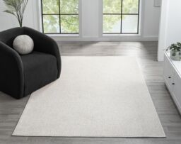 Desire Rugs Avior Washable Mottle Living Room Area Rug - Loop Pile Pebble Design in Cream - Size: 160 cm x 230 cm - thumbnail 2
