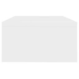 Berkfield Home Monitor Stand White 42x24x13 cm Engineered Wood - Size: 42 x 24 x 13 cm - thumbnail 5