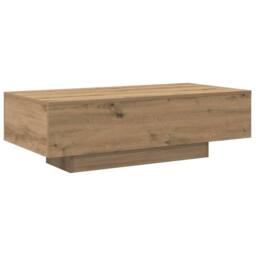 Berkfield Home Decorative Coffee Table Artisan Oak 100x49.5x31 cm Engineered Wood in Brown - thumbnail 7