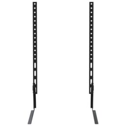 Berkfield Home TV Stands 2 pcs for 37-75 Inch Screen Max VESA 600x400 mm 45kg in Black - thumbnail 3