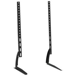 Berkfield Home TV Stands 2 pcs for 37-75 Inch Screen Max VESA 600x400 mm 45kg in Black - thumbnail 2