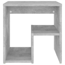 Berkfield Home Bed Cabinets 2 pcs Concrete Grey 40x30x40 cm Engineered Wood - Size: 40 x 30 x 40 cm - thumbnail 4
