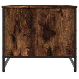 Berkfield Home Coffee Table Smoked Oak 85.5x51x45 cm Engineered Wood in Brown - thumbnail 7