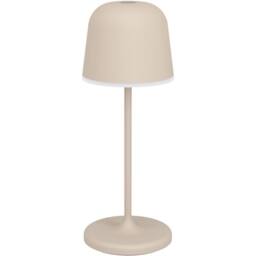 Loops Elegant Modern Sandy Finish LED Table Lamp for Indoor Home Decor in Nude - thumbnail 1
