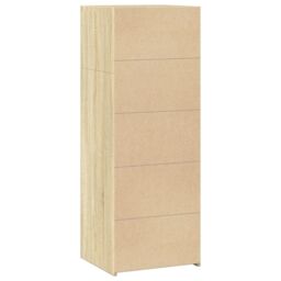 Berkfield Home Highboard Sonoma Oak 45x41x124 cm Engineered Wood in Brown - Size: 45 x 41 x 124 cm - thumbnail 6