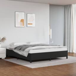 Berkfield Home Bed Frame Black 180x200 cm Super King Faux Leather - thumbnail 2