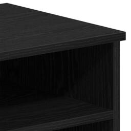 Berkfield Home TV Cabinet 2 pcs Black Oak 80x35x36, 5 cm Engineered Wood - thumbnail 8