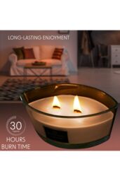 Deco Express Woodwick Candles - Sandalwood & Patchouli in Brown - thumbnail 4