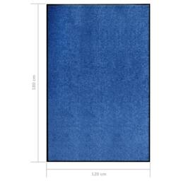 Berkfield Home Doormat Washable Blue 120x180 cm - thumbnail 6