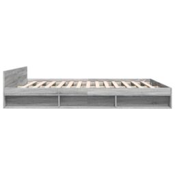 Berkfield Home Bed Frame with Drawers without Mattress Grey Sonoma 180x200 cm Super King - thumbnail 5