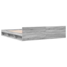 Berkfield Home Bed Frame with Drawers without Mattress Grey Sonoma 180x200 cm Super King - thumbnail 6