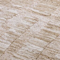 The Rug Shop UK Modern Abstract Polyester Cotton Backing Natural Area Rug - Size: 200 cm x 300 cm - thumbnail 2