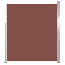 Berkfield Home Retractable Side Awning 140 x 300 cm Brown - thumbnail 2