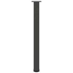 Berkfield Home Coffee Table Legs 4 pcs Anthracite 90-92 cm Steel in Black - thumbnail 5