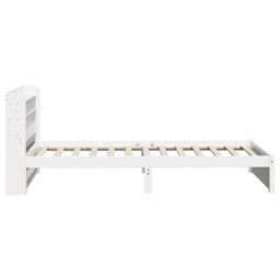Berkfield Home Bed Frame with Headboard without Mattress White 90x200 cm - thumbnail 7