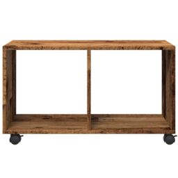 Berkfield Home vidaXL¬†Rolling¬†Cabinet¬†Old Wood 72x33x42.5 cm Engineered Wood in Brown - thumbnail 5