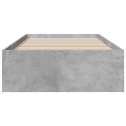 Berkfield Home Modern Bed Frame with Drawers without Mattress Concrete Grey 90x200 cm - thumbnail 4
