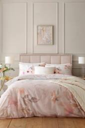 Soiree 'Mia Floral Blooms' 100% Cotton Duvet Cover Set in Natural - Size: Double - thumbnail 5