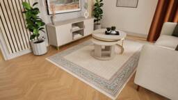 Gooch Luxury Rugs Heritage Serabend Rug in Cream - Size: 80 cm x 150 cm - thumbnail 2