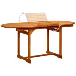 Berkfield Home 5 Piece Garden Dining Set Solid Wood Acacia in Brown - thumbnail 5