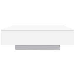 Berkfield Home Coffee Table White 100x100x31 cm Engineered Wood - Size: 100 x 100 x 31 cm - thumbnail 5