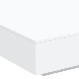 Berkfield Home Coffee Table White 100x100x31 cm Engineered Wood - Size: 100 x 100 x 31 cm - thumbnail 8
