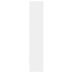 Berkfield Home Modern Book Cabinet White 60x35x180 cm Engineered Wood - Size: 60 x 35 x 180 cm - thumbnail 6
