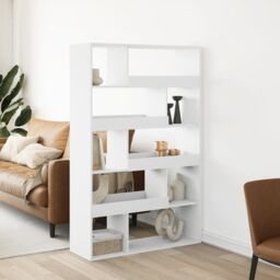 Berkfield Home Bookcase White 100x33x156.5 cm Engineered Wood - thumbnail 1