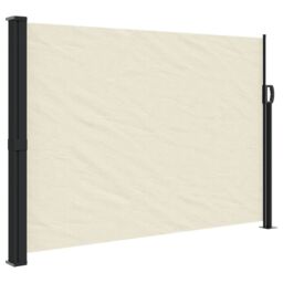 Berkfield Home Retractable Side Awning Cream 140x300 cm - thumbnail 2