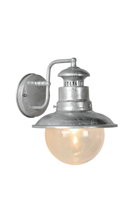 Lucide 'FIGO' Dimmable Stylish Modern Decorative Outdoor Wall Lantern 1xE27 in Grey - image 1